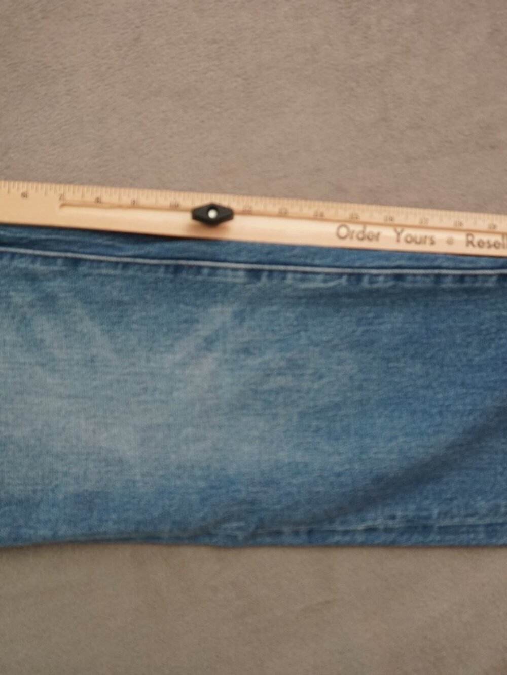 Quince Comfort Stretch High Rise Cropped Wide Leg Jeans Stormy Blue Sz 27x25 - Picture 14 of 16
